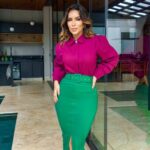 Saia Midi Wanda Verde