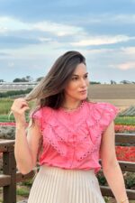 Blusa Rendada Rosa - Imagem 3