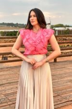 Blusa Rendada Rosa - Imagem 4