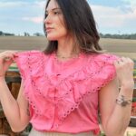 Blusa Rendada Rosa